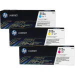 HP #312A 3PACK CYAN MAGENTA YELLOW TONER CARTRIDGE FOR LASERJET M476 (2700 PAGE YIELD)